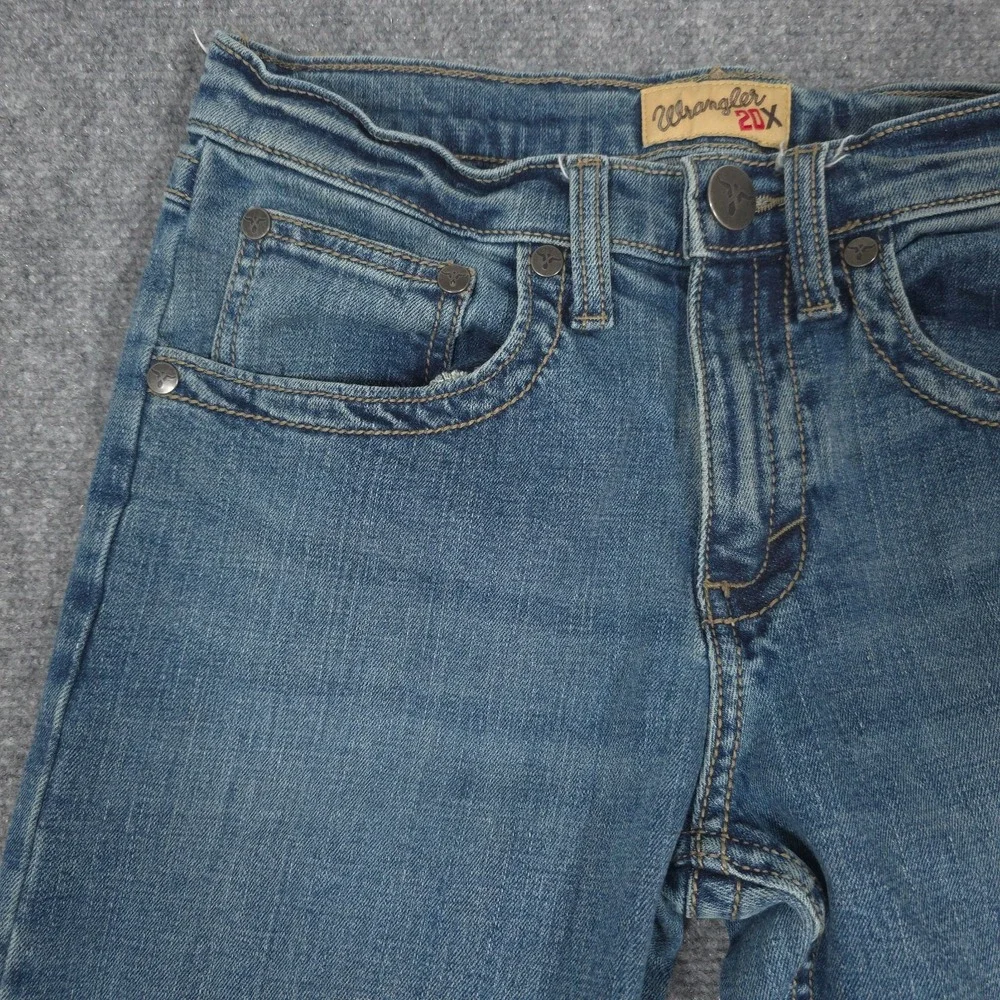 Wrangler 20X Jeans Mens 28x32 Blue Western Slim Straight Style 44 Whiskered